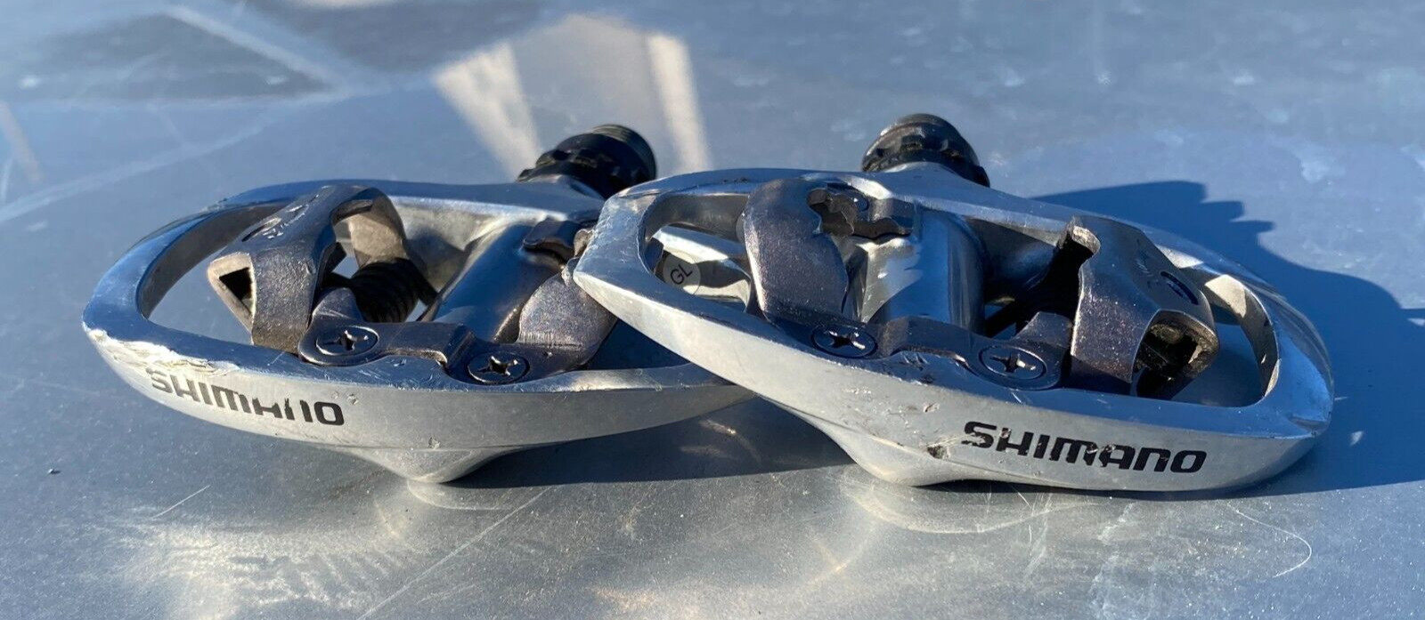 Shimano SPD Clipless Road Bike Pedal Set PD-A520 Low Profile/Smooth Bearings