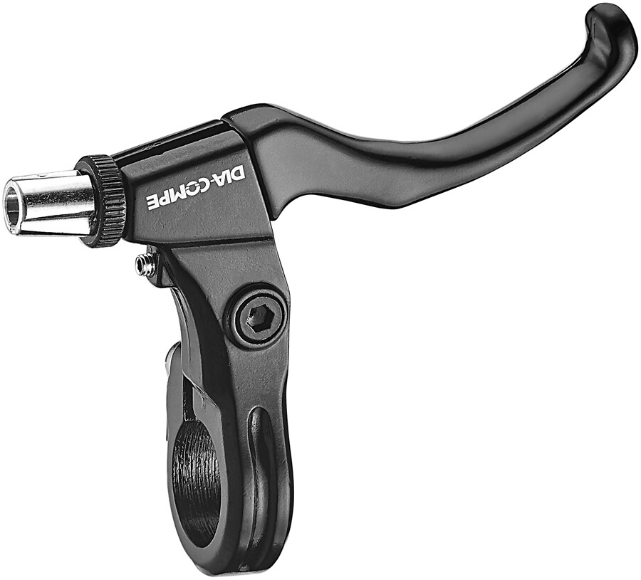 Diatech MX-110N Right Brake Lever Black Two Finger Long Pull Forged Aluminum