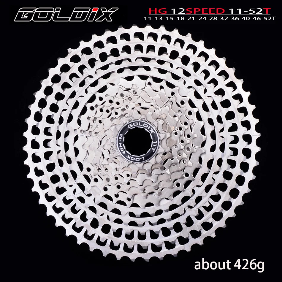 SUNSHINE Ultra Light Mountain Bike Bicycle Cassette Aluminum Alloy Hollow CNC Ma