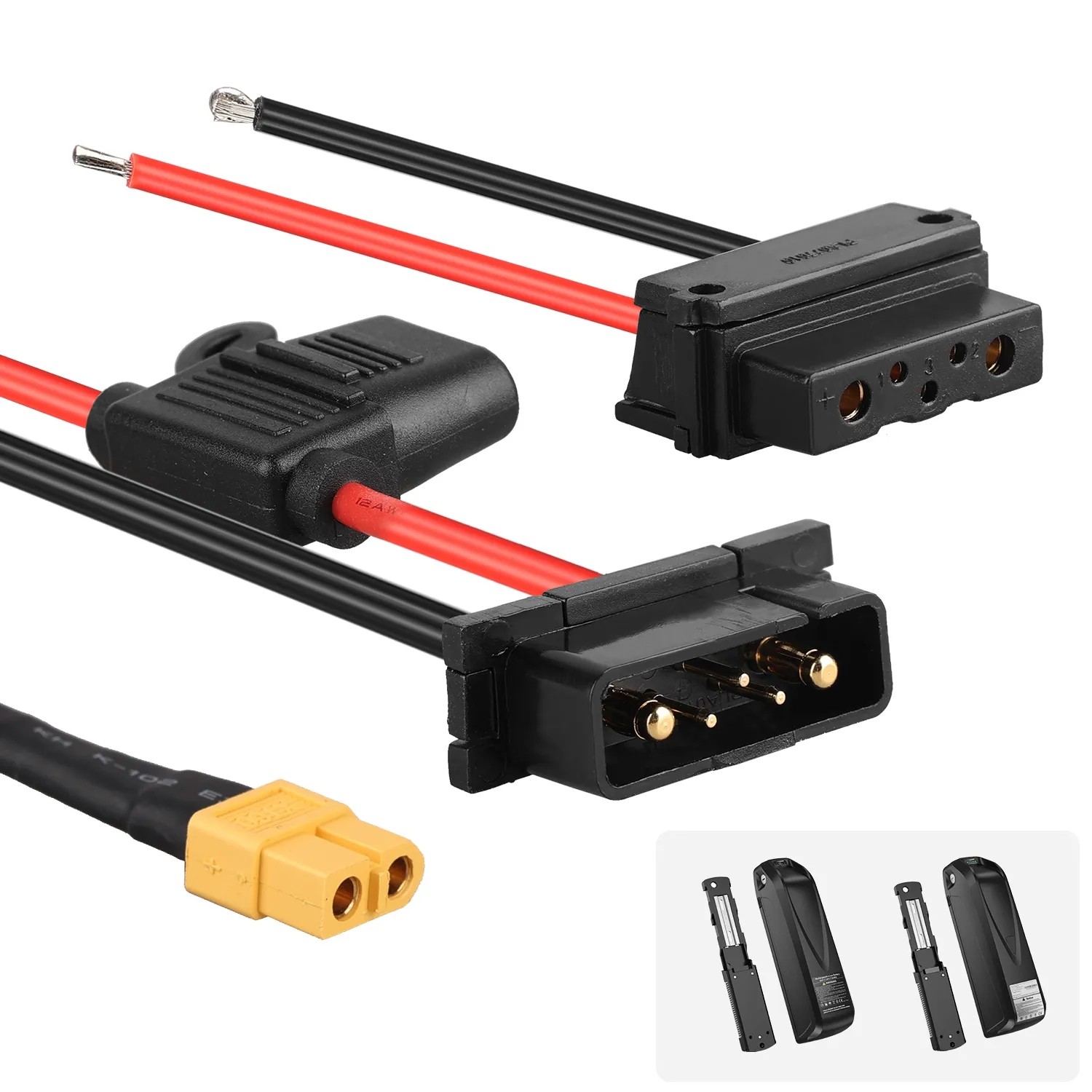 5Pin / 6Pin Male & Female For Hailong Ebike Battery Power Discharge Connector