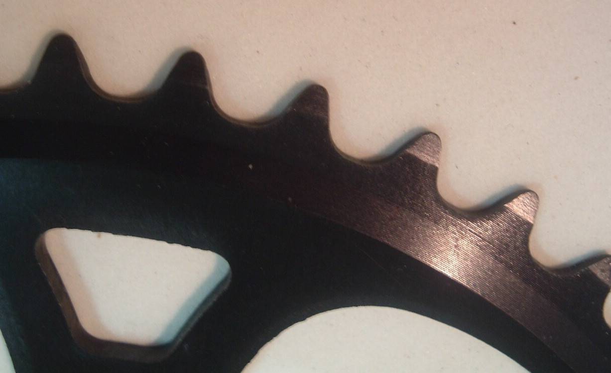 SR Japan 307 48T x110BCD Road/MTB Black Chainring- NEW/NOS- 5/6/7/8/9-Spd-NIB