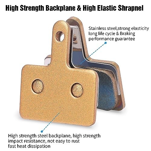 25 Pairs Sintered Metal Ebike Disc Brake Pads for Shimano Tektro MT200 M355 M446