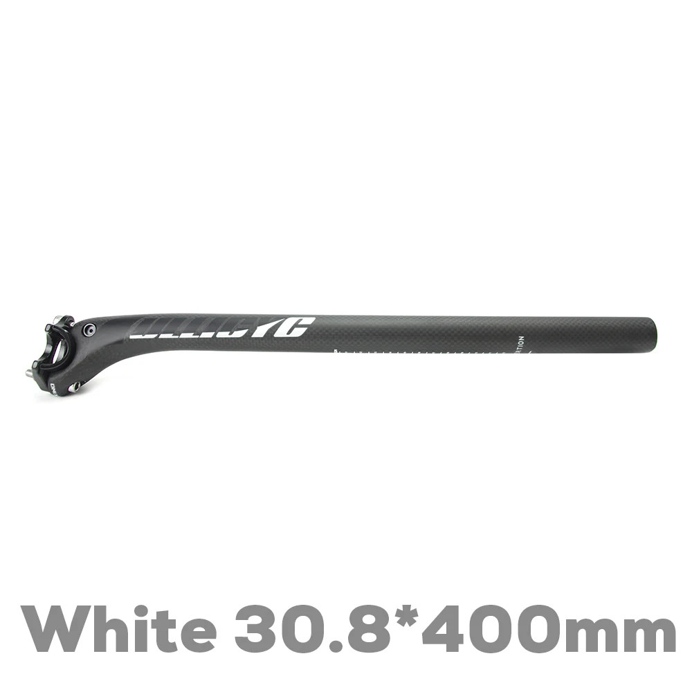 ULLICYC Carbon Fiber Seatpost 27.2/30.8/31.6mm 400mm Offset MTB Road Bike