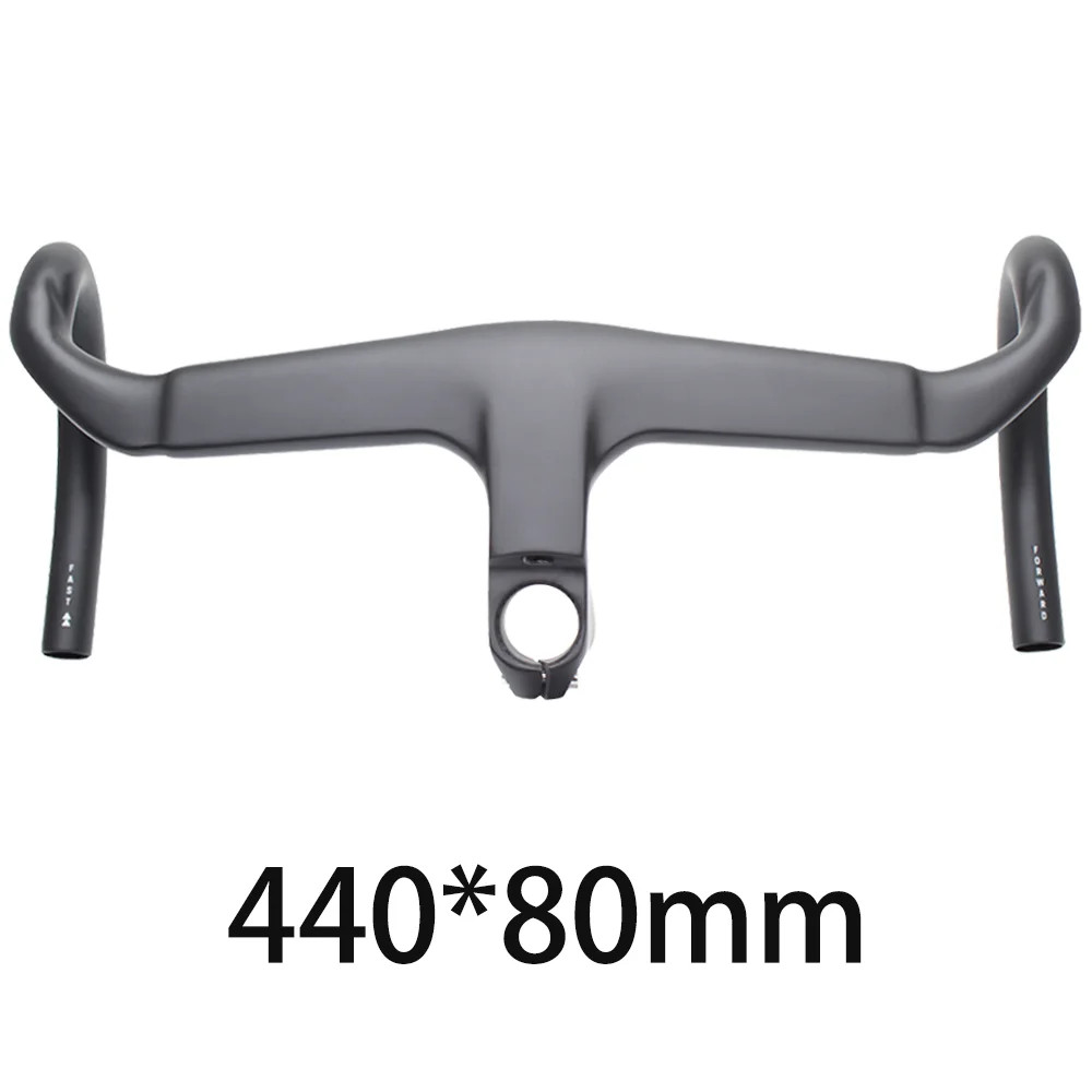 Road Bike Full Carbon Handlebar Internal Cable Routing with Spacers Bent Bar