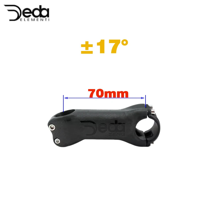 6 17 Angle Road Carbon Bicycle Stem 31.8*70-130mm Mountain Bike Carbon Stem