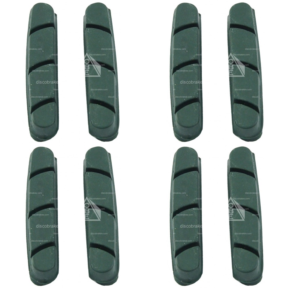 4 Pairs (8Pads) Campagnolo Record Chorus Ceramic Rim Road Brake Pad Inserts,55mm