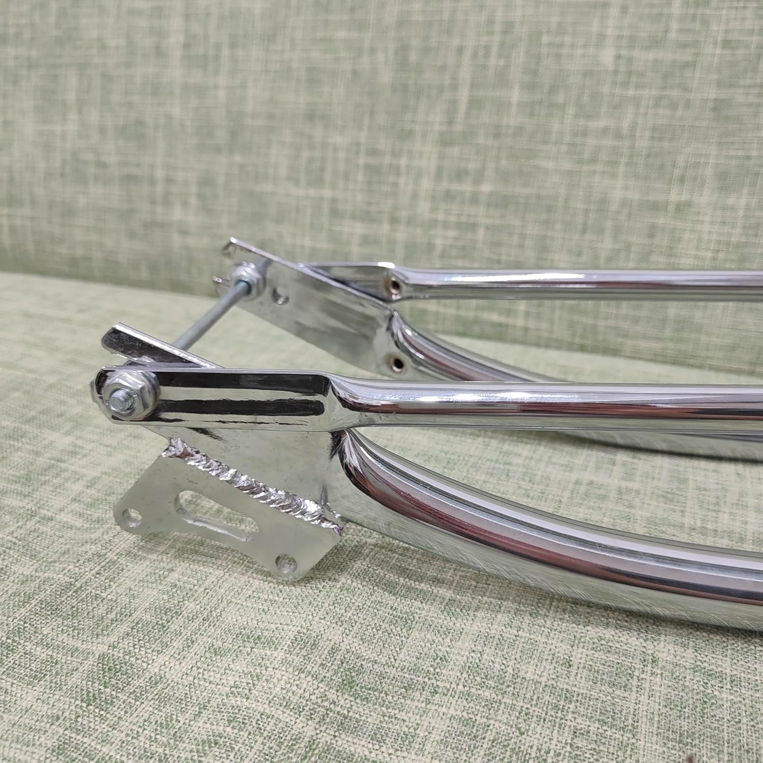 CDHPOWER 26″ Fork Single Springer Suspension Bike Fork 1″ Threaded Spring Fork