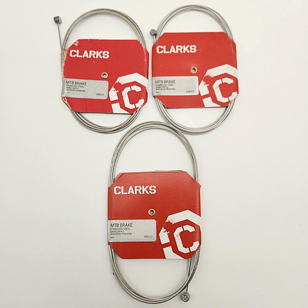 3 Pack Clarks Barrel Nipple MTB Brake Rear Cable Stainless Steel – 3-PACK – NOS