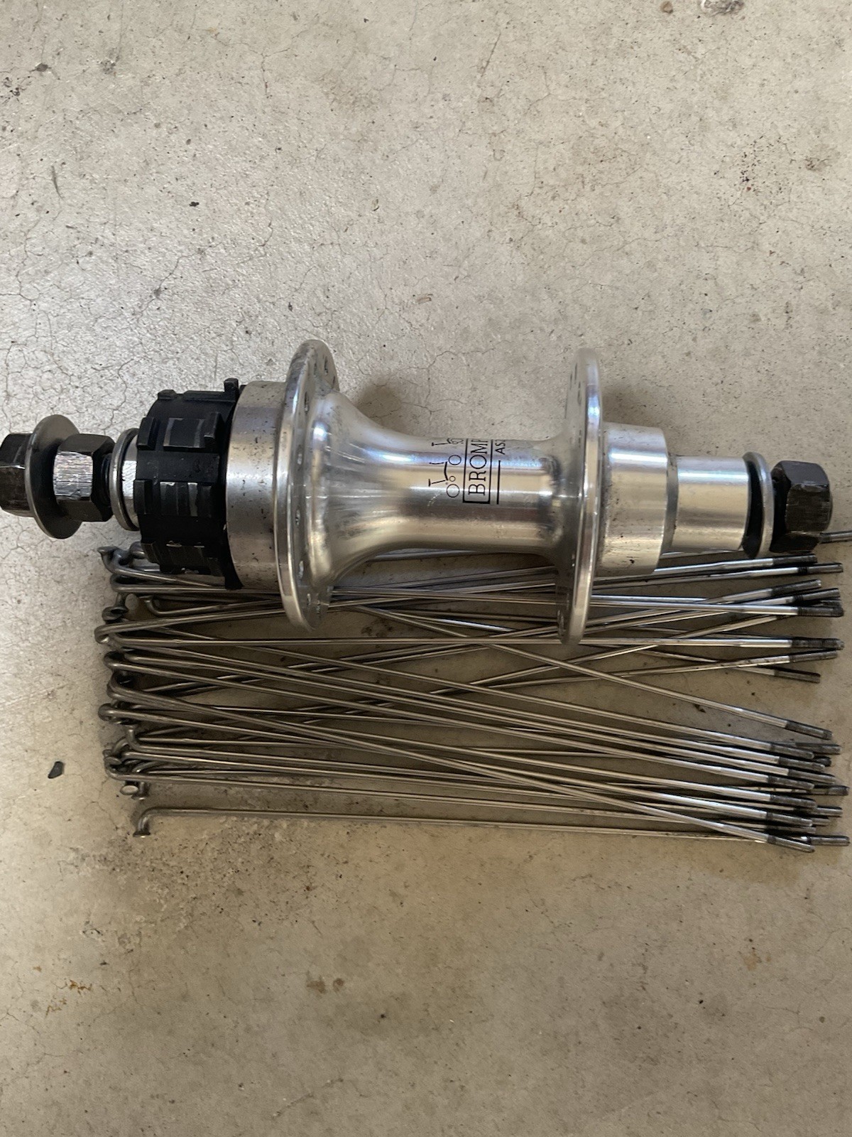 Brompton 2 Speed Rear Hub And Spokes