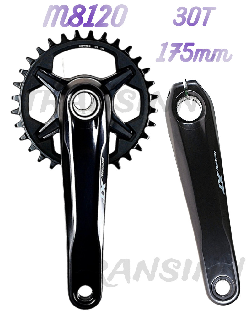 Shimano Deore XT FC-M8120 175mm 30T 1x12Speed Crankset without BB NEW