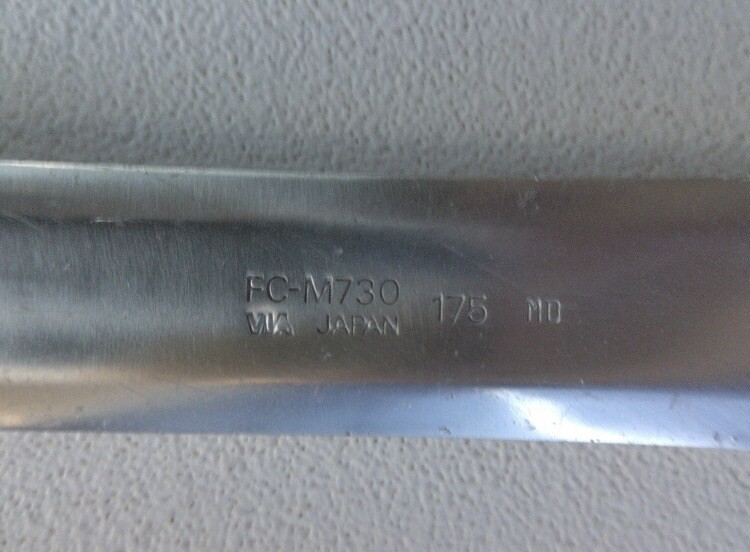 Shimano Deore XT FC M730 Biopace Square Taper Crank set