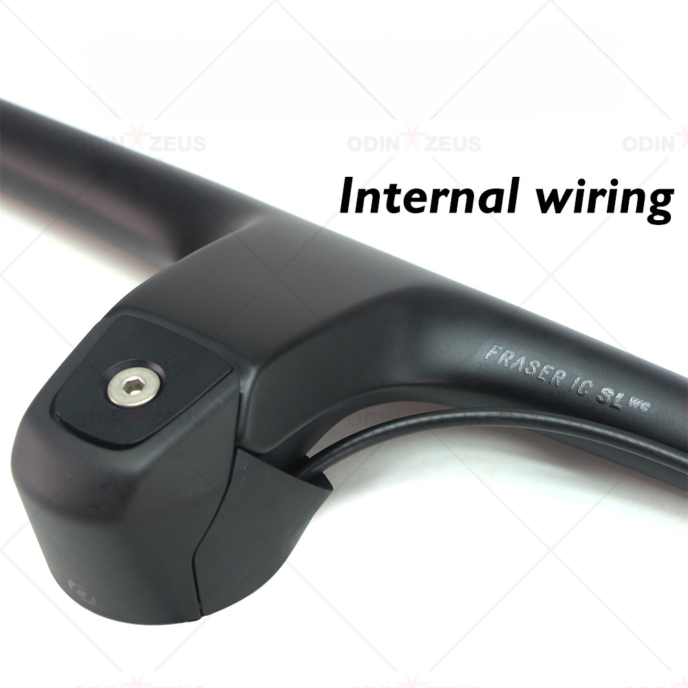 Full Carbon MTB Bicycle Integrated Cockpit Handlebar 740-780mm -20° UD Matte