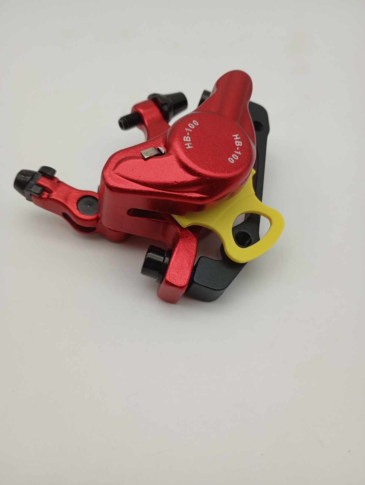 Hydraulic Disc Brake Calipers for Mountain Bikes – Front & Rear Set, Red, XTech