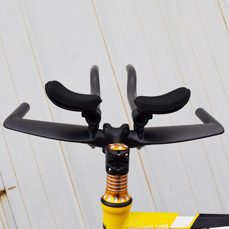 UD Carbon Fiber Road Bike Handlebars Time Trial Triathlon Rest Bar 31.8mm Gloss