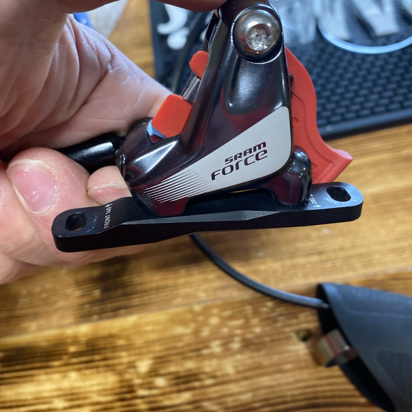 Sram Force Left Front Shifter And Brake Flat Mount Double HydroR (NW)