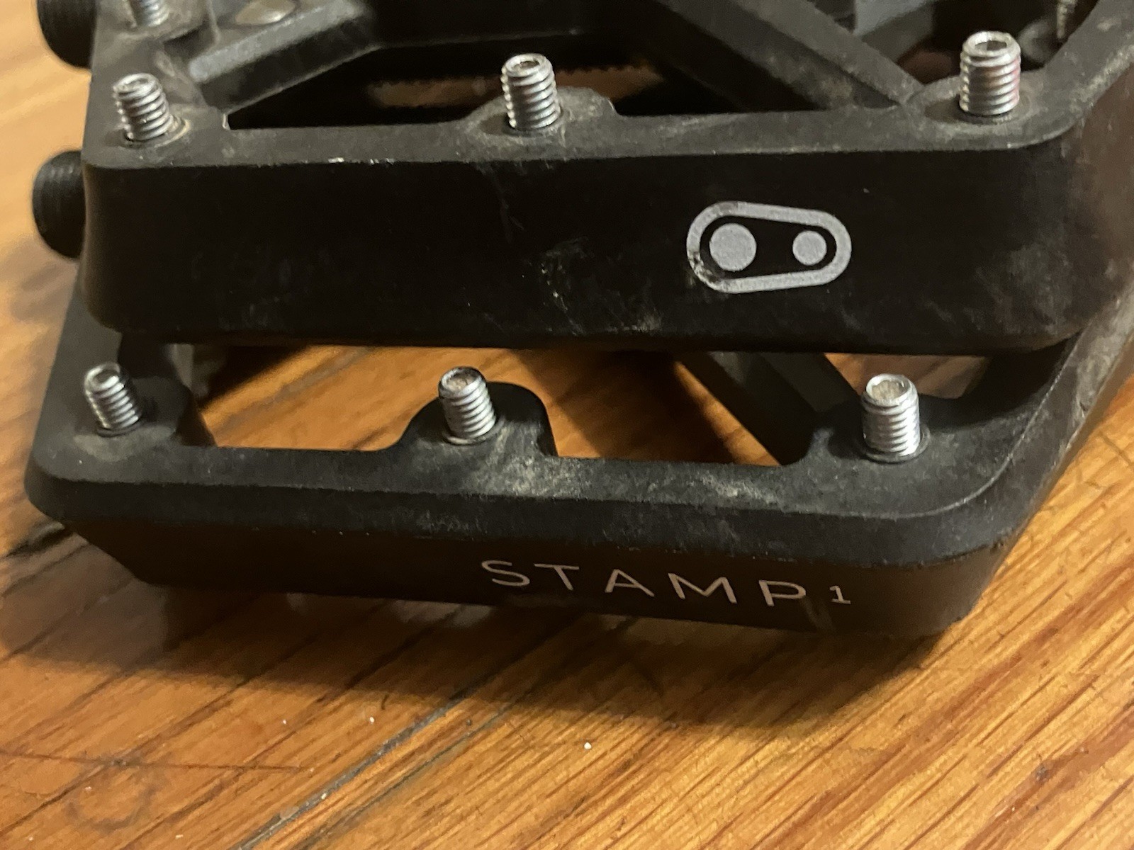 Crankbrothers Stamp 1 Flat/Platform Pedals, Composite Black, 9/16″ Axle Pair L