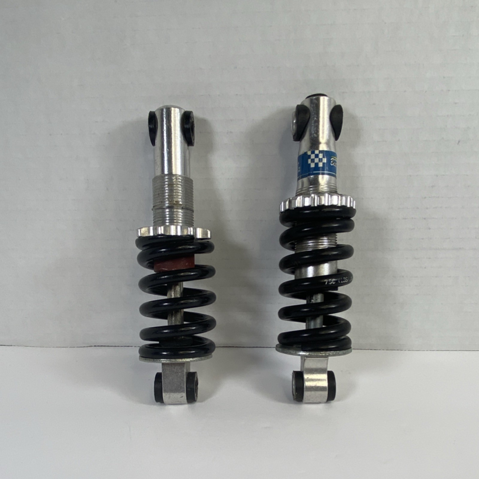 Best Shock B5-800A Rear Coil Shocks Set of 2, 5.5in Black Silver Steel Aluminum