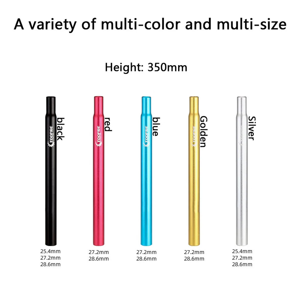 Mountain Bike Seatpost 350Mm 450Mm 25.4 27.2 28.6 30.8 Aluminum Alloy Seat Tube