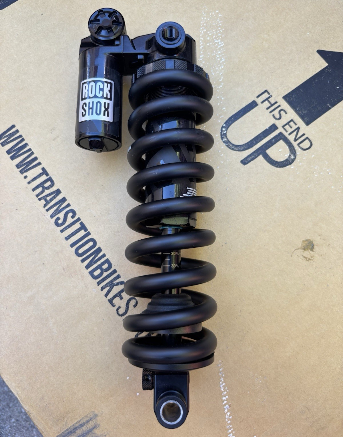 RockShox Super Deluxe Ultimate Coil Rear Shock 225x75mm w/ Coil Spring Black