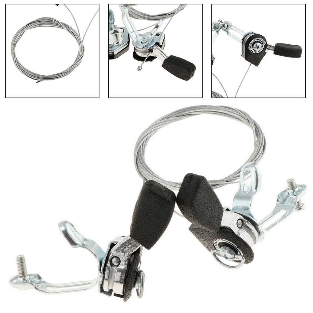 1 Pair Bicycle Thumb Shifters Shifter Levers 3×6/3×7 Aluminium Alloy Bike