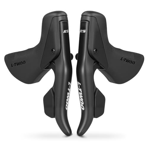 L-TWOO Road Bike Shift and Brake Levers 2×7 to 2×10 Speed Compatible Shimano