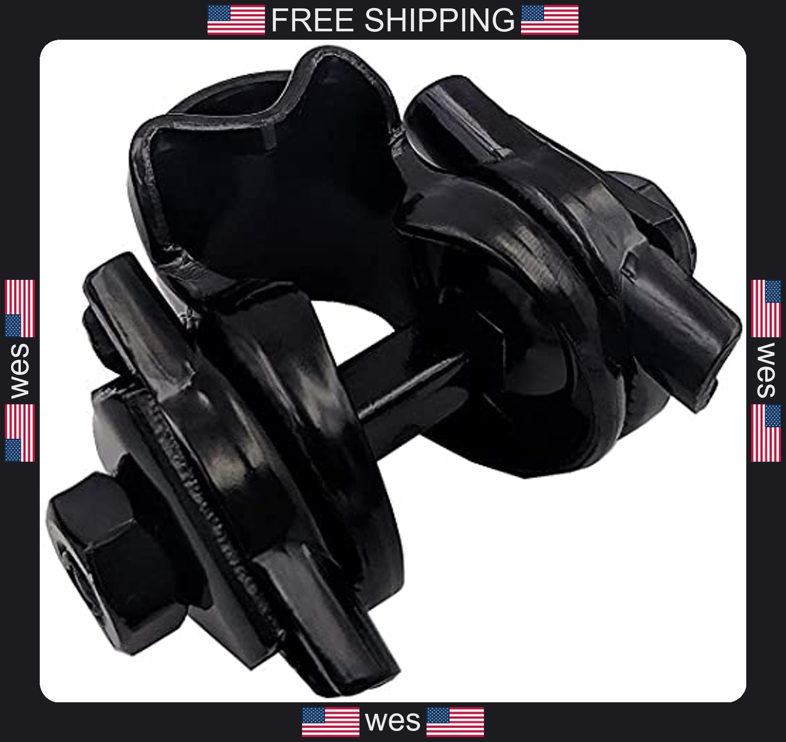 Bike Seat Clamp for Standard Rail Saddles 7/8 Inch Durable Steel