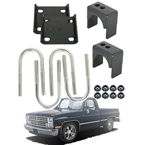 Rear Axle Flip Kit 5 Inch Drop Replacement for 1973-1987 C1500 C10 C15 Pickup