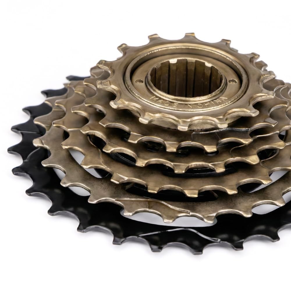 6 Speed Bike Freewheel Multi Freewheel Cog Steel Threaded Flywheel Sprocket