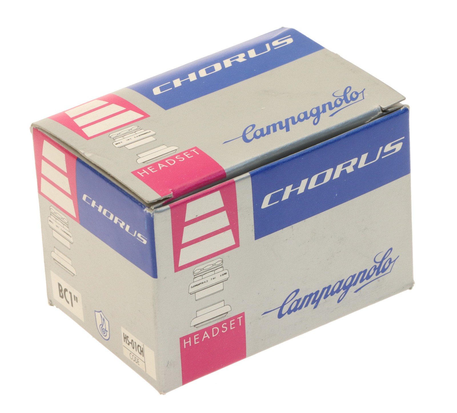 Campagnolo Chorus Headset HS-01CH 1″ Threaded Silver 1996 BSC NEW NOS