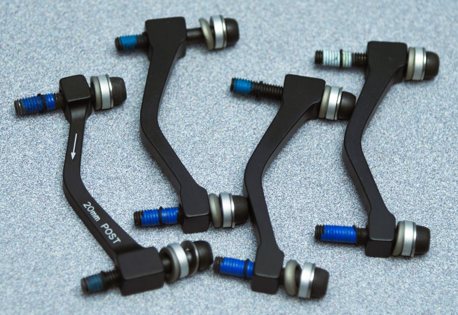 -1- SRAM/ Avid +20mm Post Mount Adapters -SINGLE- 160- 180mm, 180 – 200mm