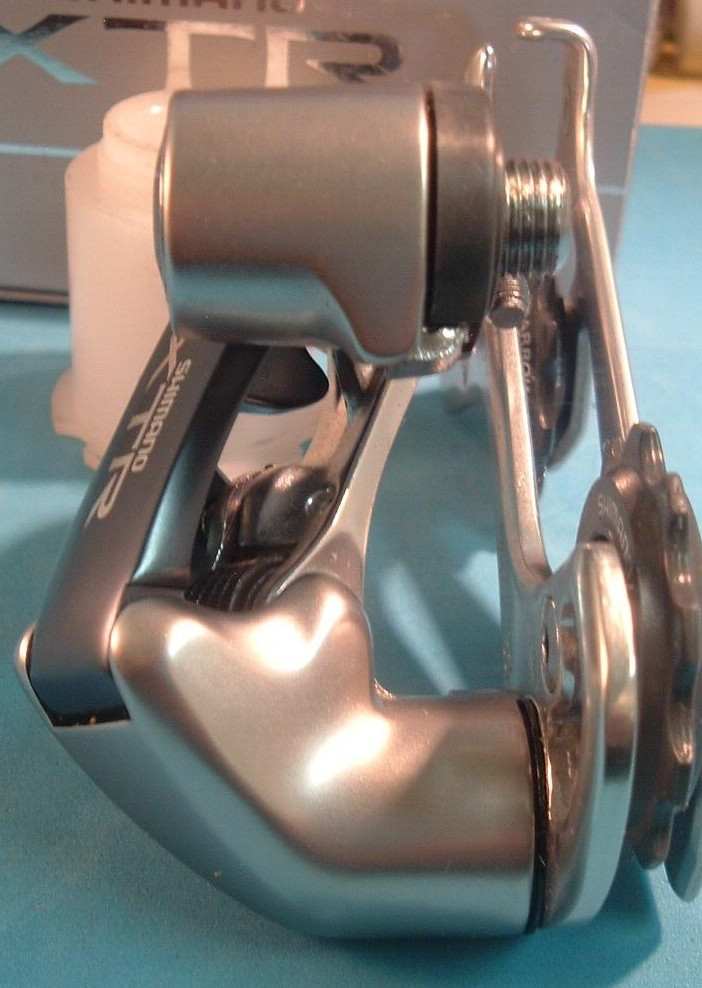 Shimano 1st XTR RD-M900 Rear MTB Derailleur -NEW/NOS 3×7/8-Spd- 32T- Rare-Mint