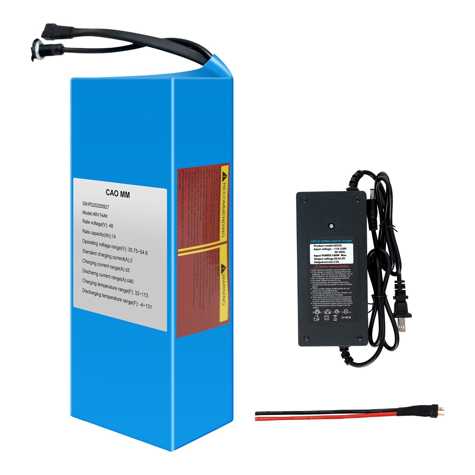 48V 14Ah Ebike Lithium Battery for Electric Bicycle Bike 100W-1000W 30A BMS