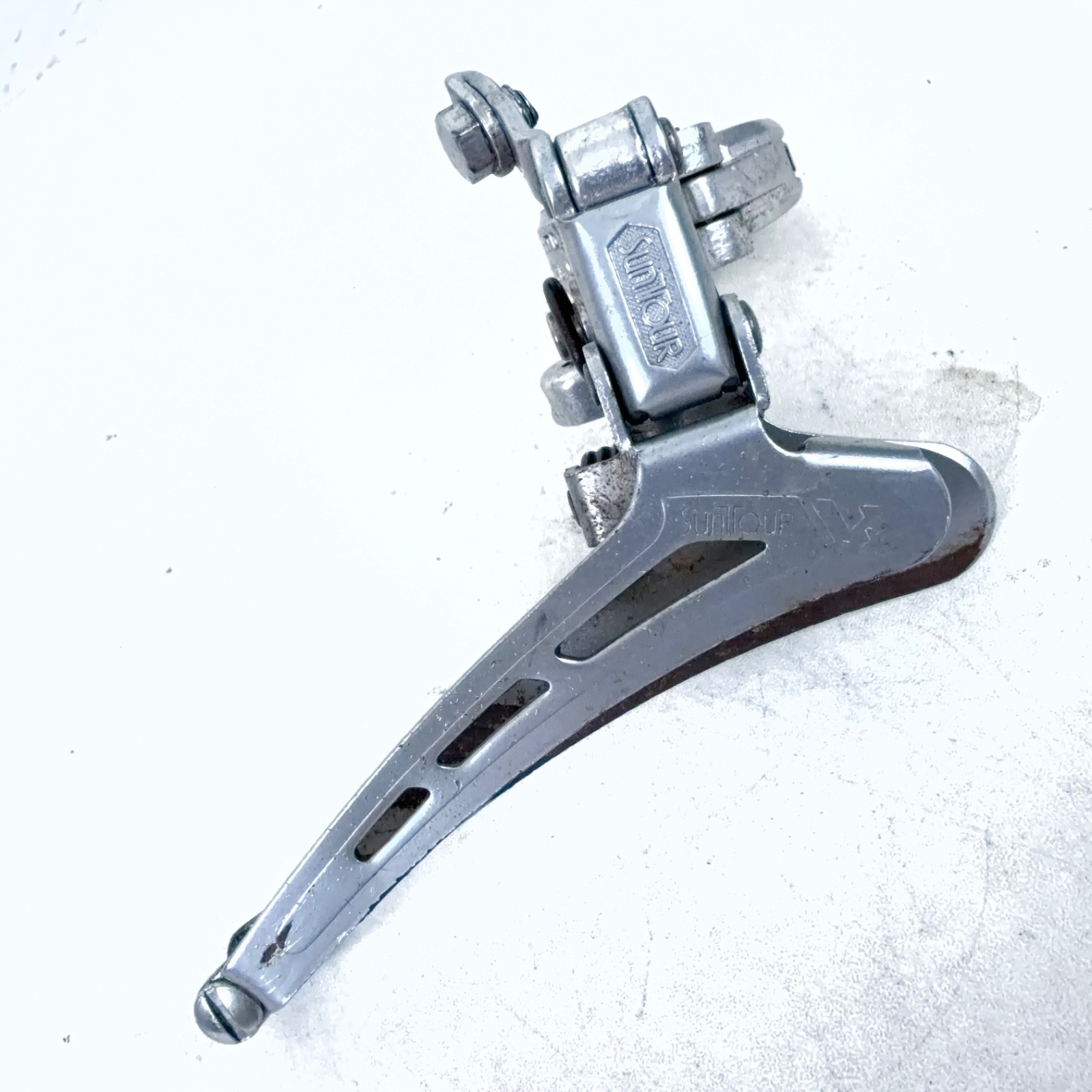 Suntour Vx Fuji Vintage Road Front Derailleur Double w/ Ø28.6 Clamp Engraved