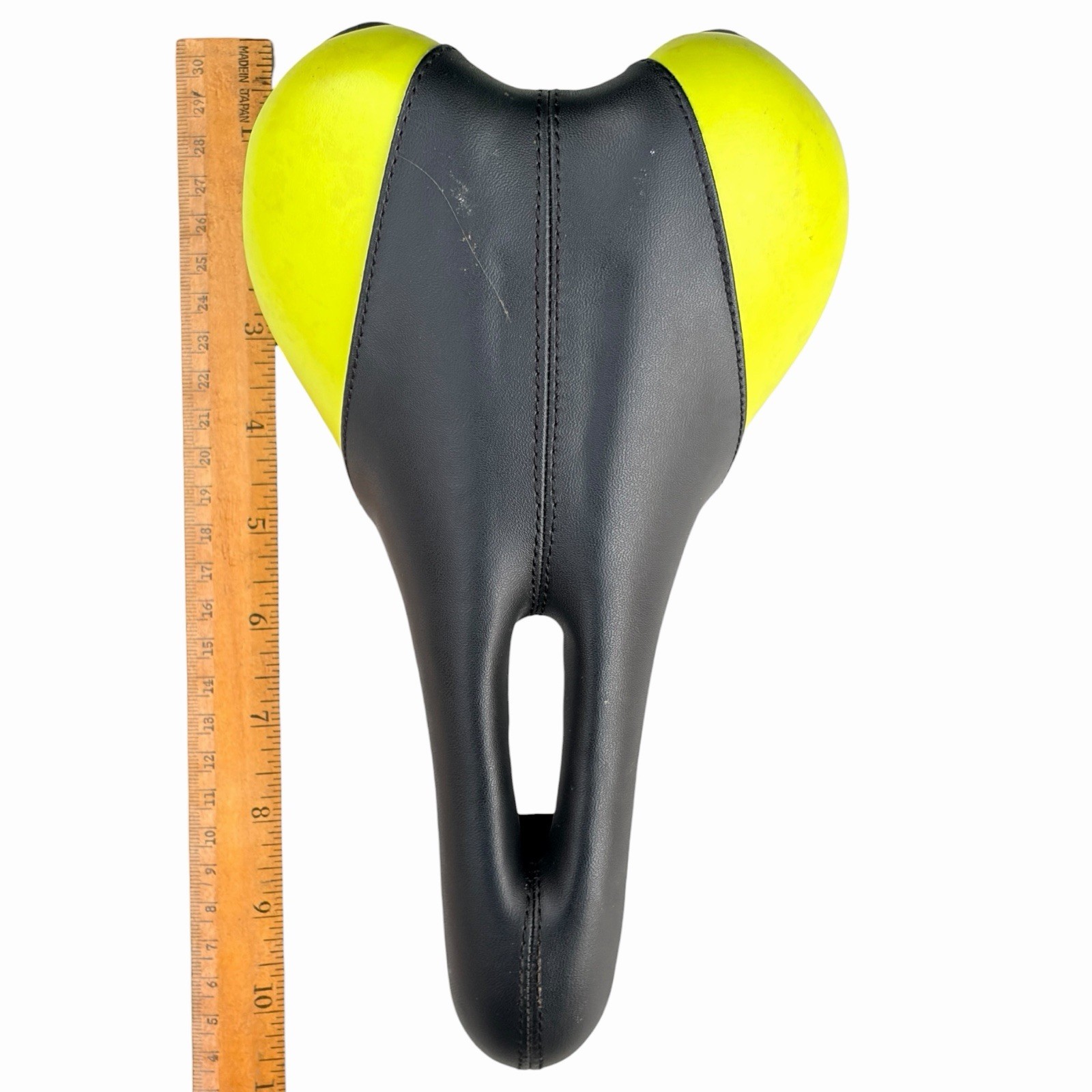 Bicycle Comfort Saddle Seat Black and Yellow Unsure of Brand