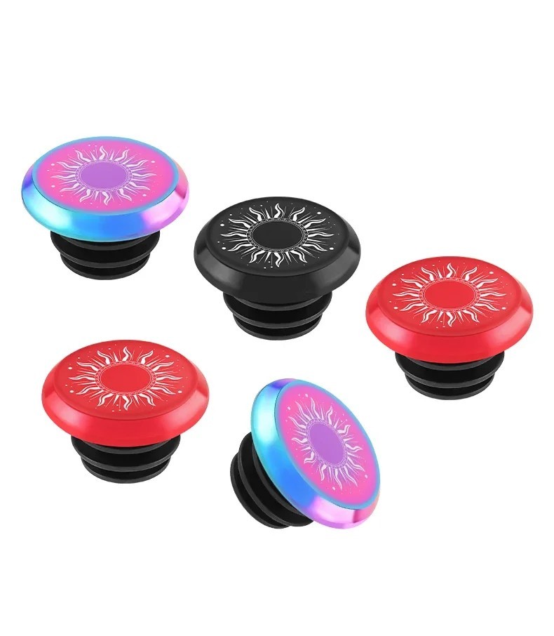 1 Pair Handlebar End Cap MTB Road Bicycle aluminum alloy Handle Grips End