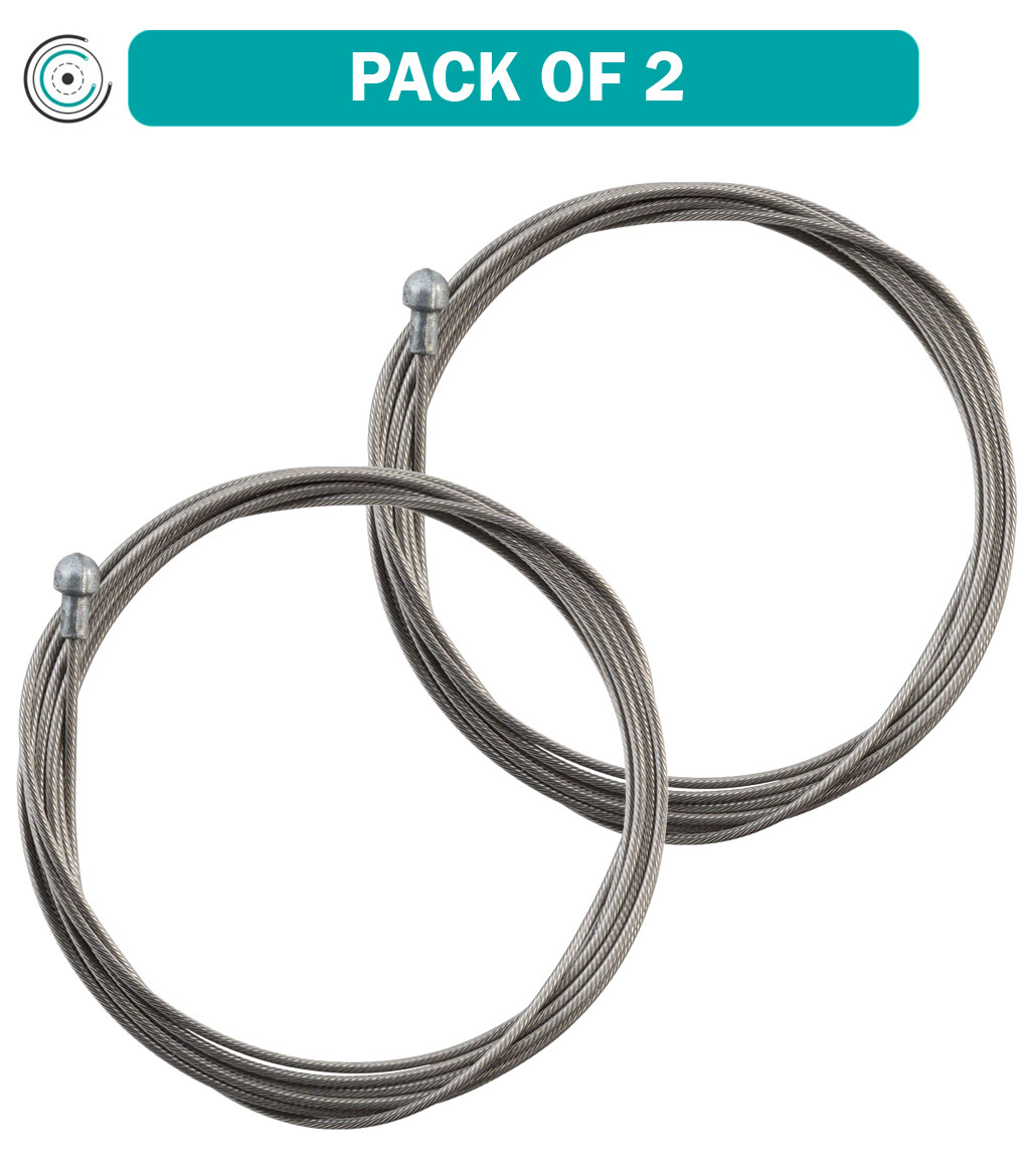 Pack of 2 Jagwire Sport Brake Cable 1.5x2000mm Slick Stainless SRAM/ Road