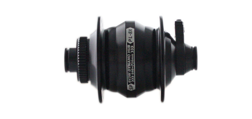 Shutter Precision (SP) hub dynamo (dynohub) PL-8X – QR15 – Centerlock