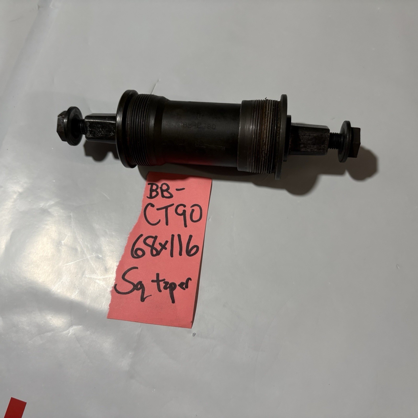 Vintage Shimano Bike Bottom Bracket BB-CT90 68 mm x 116 Square Taper BC137X24