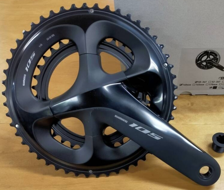 Shimano 105 FC-R7000 11-Speed 160mm 50-34T HollowtechII Crankset With Chainring