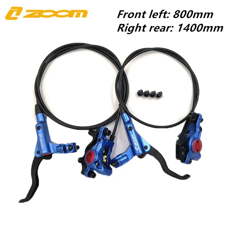 800mm/1400mm MTB Bicycle Left Front Right Rear Oil Pressure Hydraulic Disc Brake