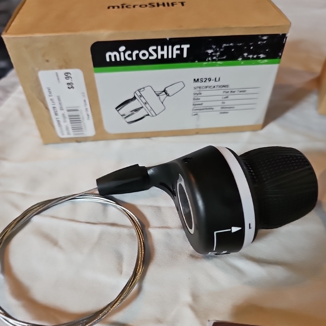 NEW MIXED LOT OF 3 microSHIFT MS29-LI LEFT HAND 3x 6 7 8 & SRAM SL MRX 6 SPEED