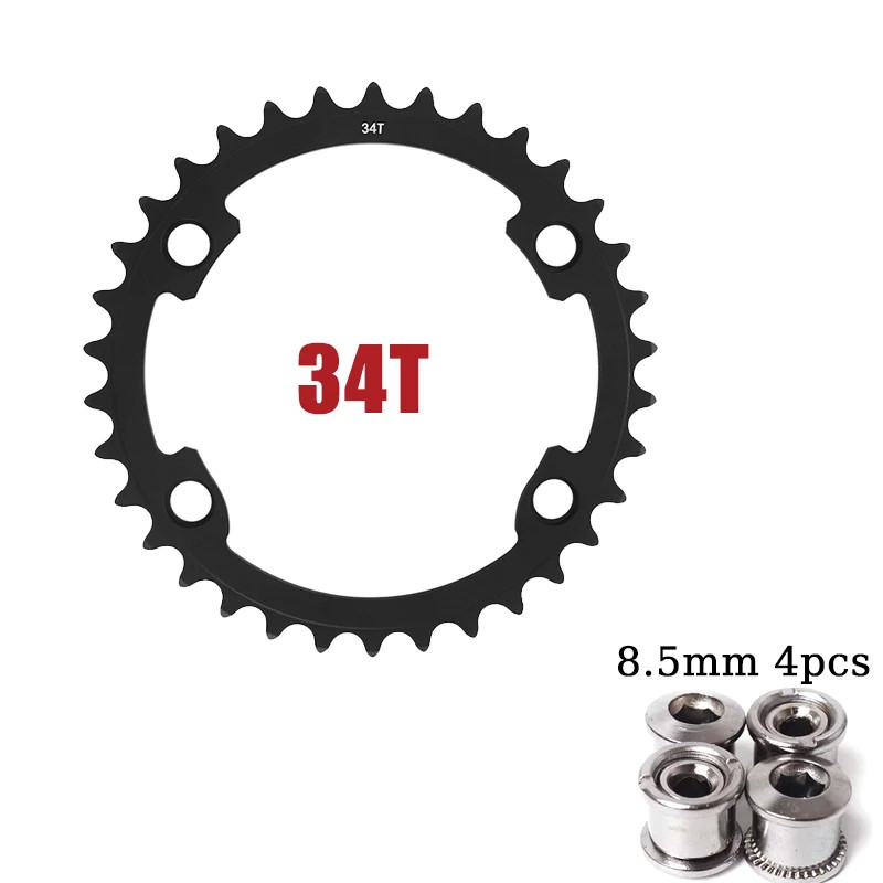 Ultralight Double Chainring for Road Bike 110BCD 50-34T 52-36T 53-39T Bicycle Cr