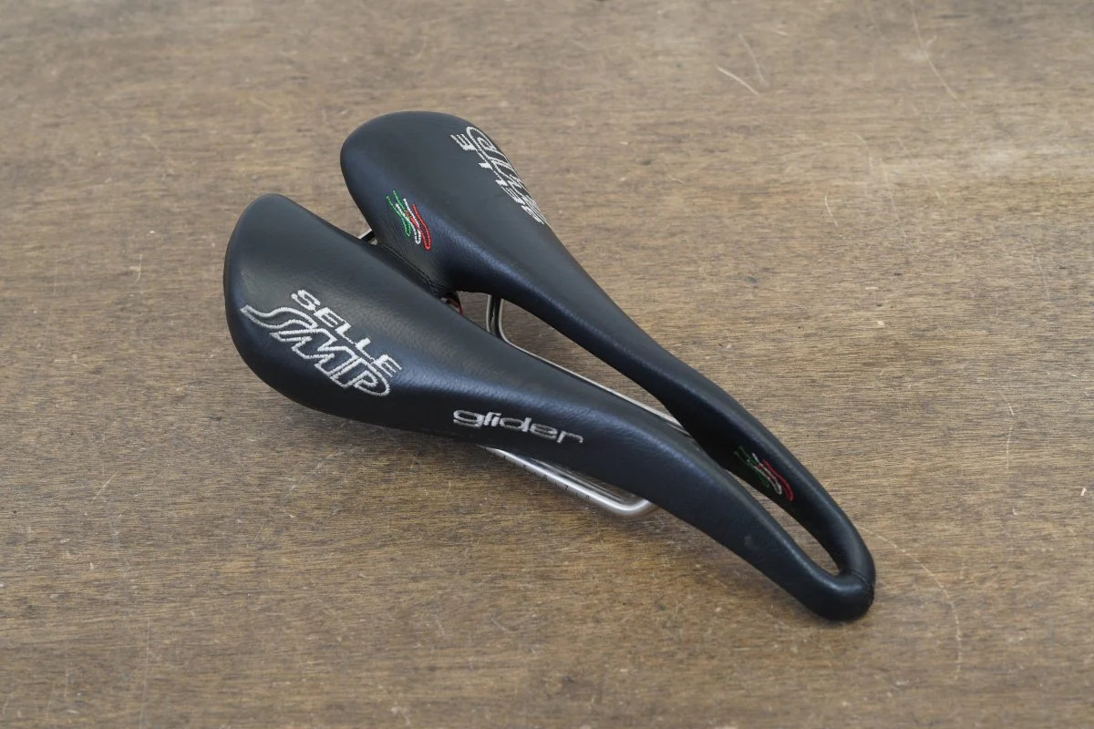 132mm Selle SMP Glider Stainless Steel Rail Road Saddle 306g