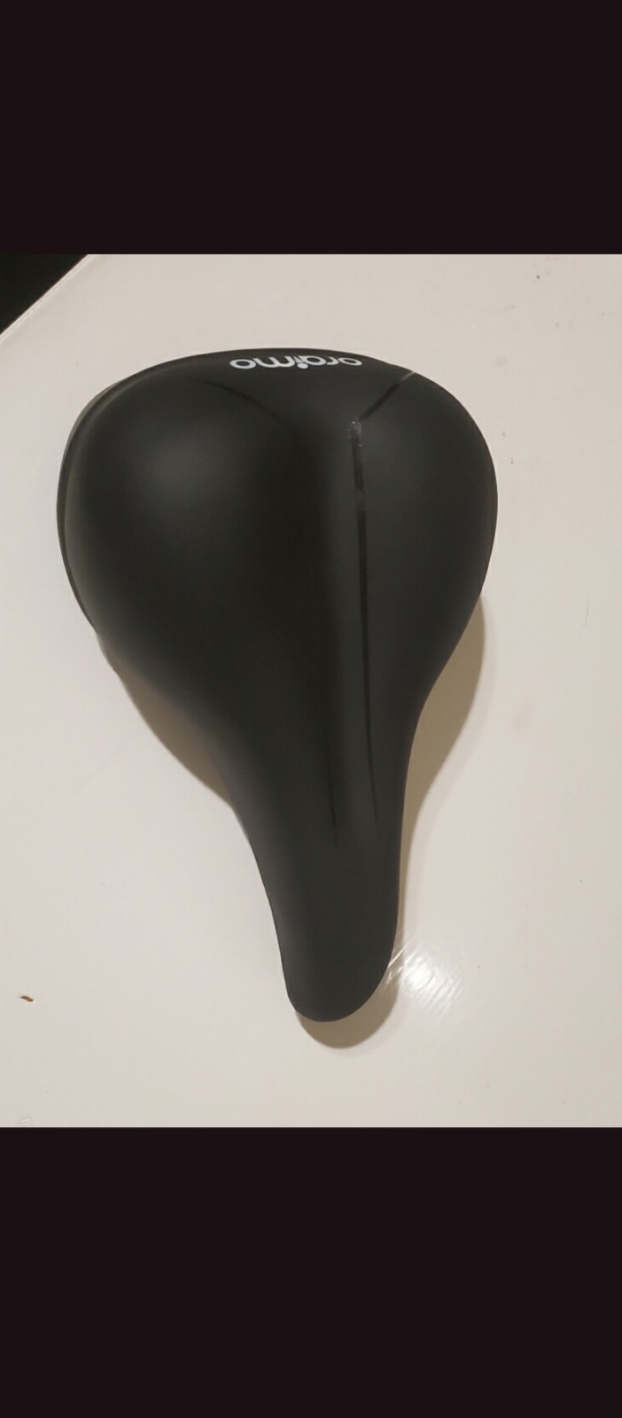 Oraimo Black Comfort Bicycle Saddle Synthetic Plastic Steel for City Bike