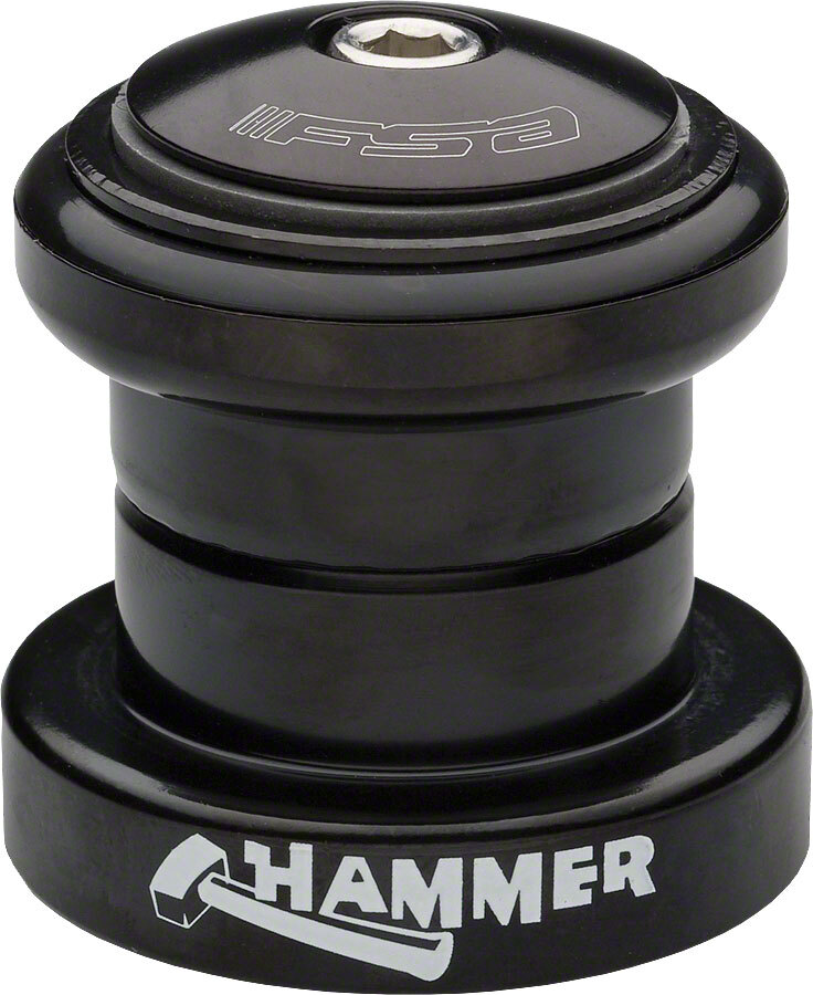 Full Speed Ahead Hammer 1-1/8″ Heavy Duty Threadless Headset, Black