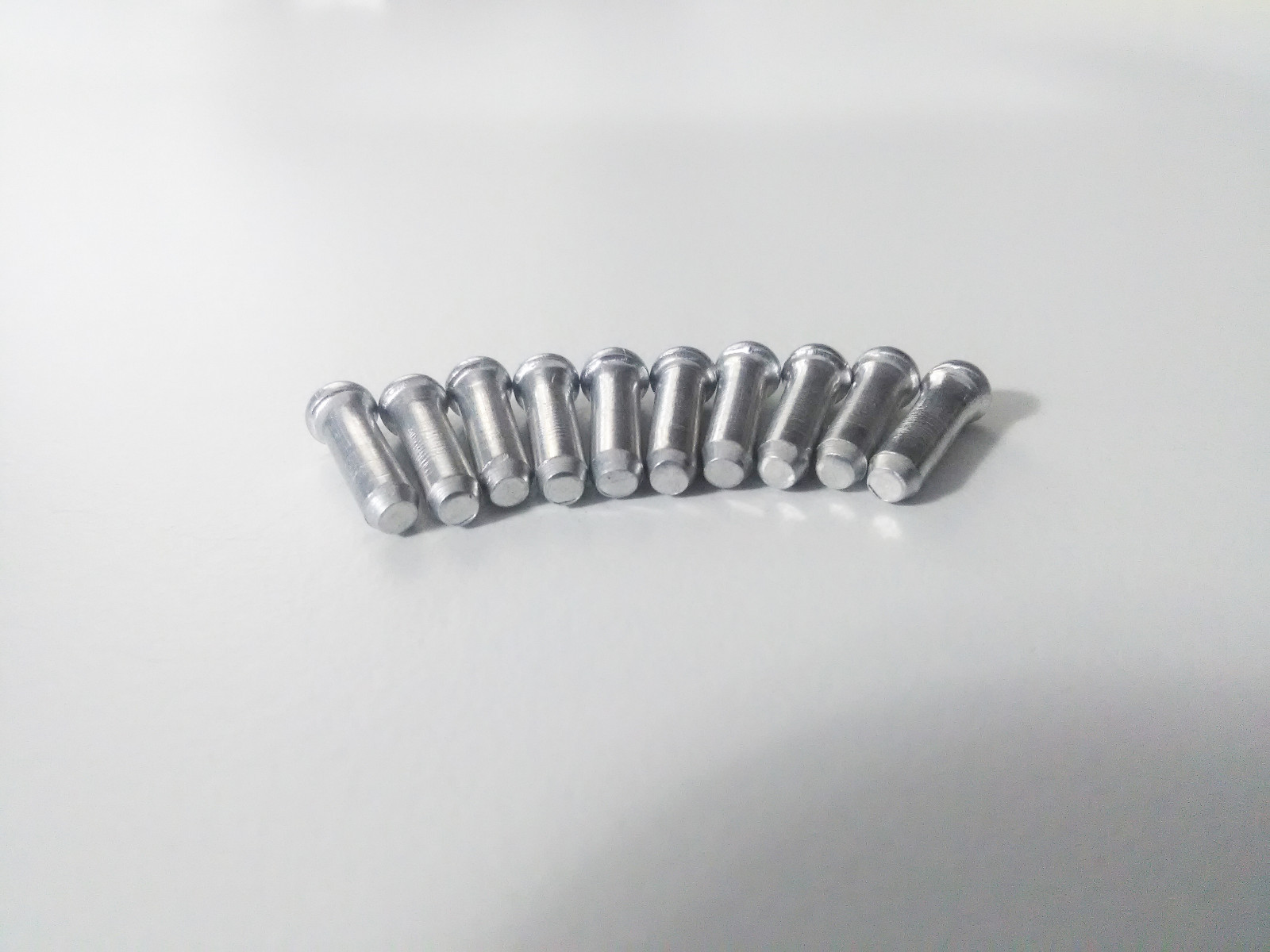 10X Aluminum Silver Bicycle Brake Shift Cable End Crimps