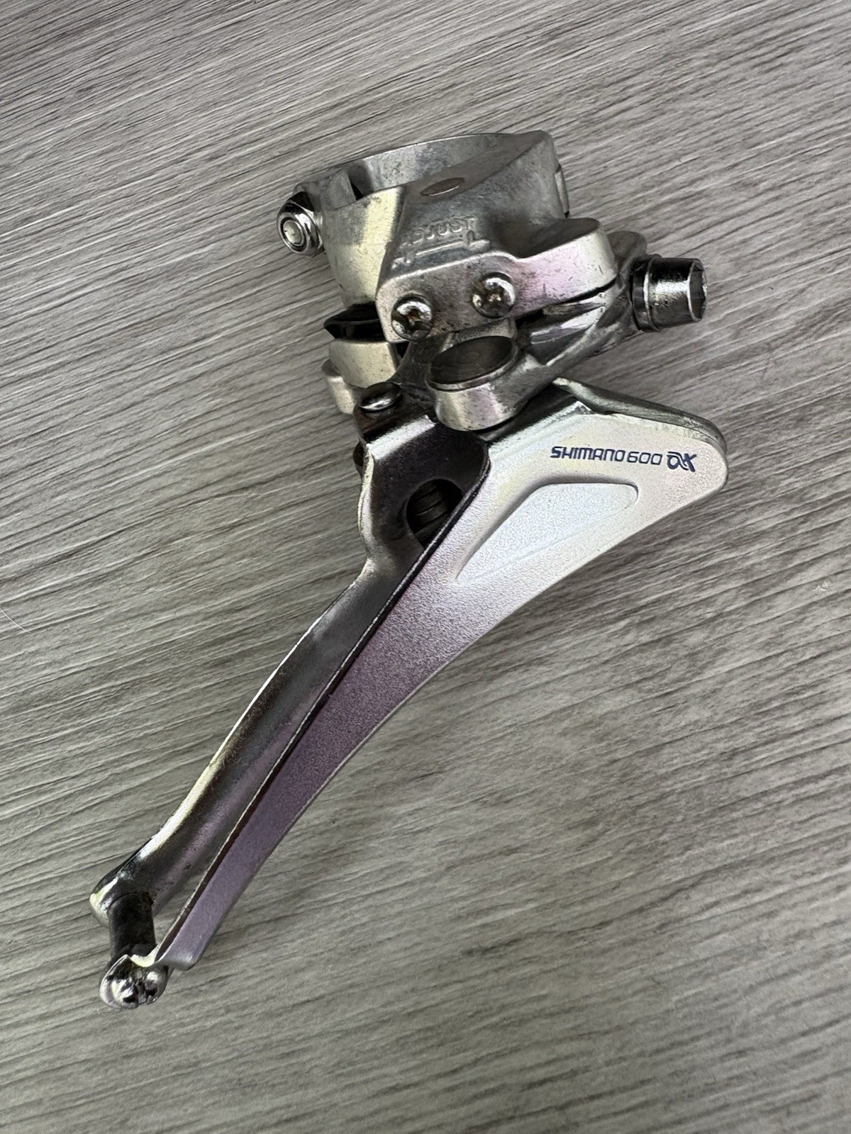 SHIMANO 600 AX FRONT DERAILLEUR CLAMP-ON 28.6 MM 5, 6, OR 7 SPEED