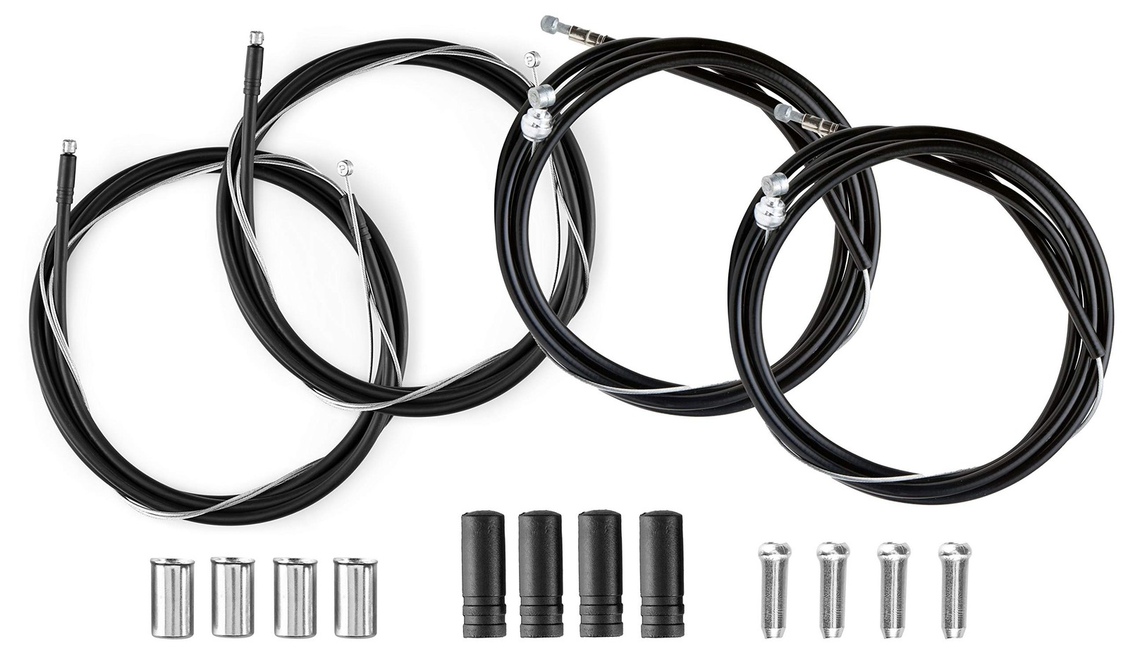 Bike Brake And Derailleur Cable Repair Set Universal Bicycle Tune Up Kit