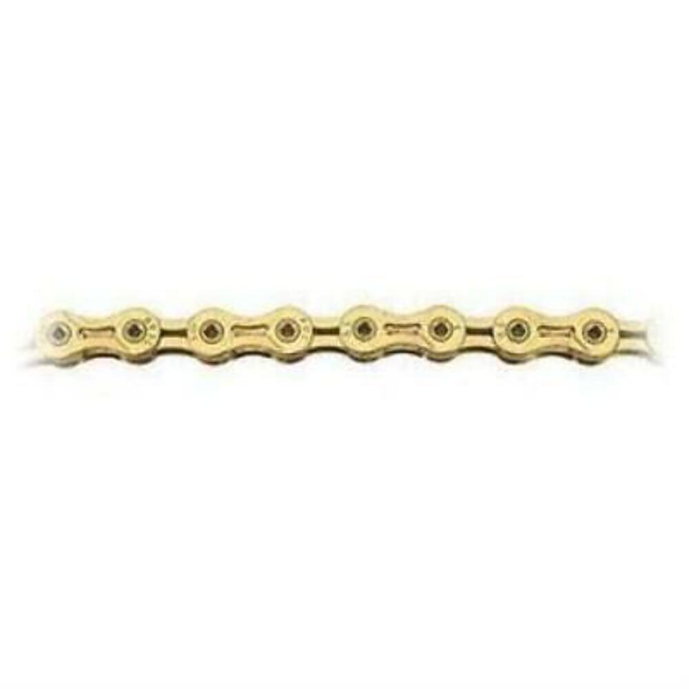 KMC X9SL Gold Chains 9 Speed Super Light Chain 11/128″ 116 Link Gold X-9SL