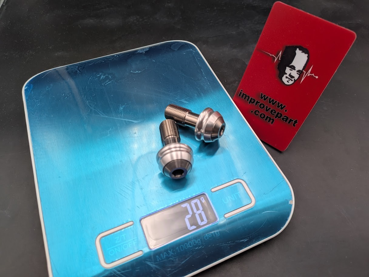 Titanium Fun Bolt For Chris King and Others